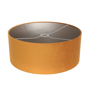 Steinhauer Stoffenkap Kap 50x50x20 Rond Velours "Goud" (Donker Oker)