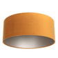 Steinhauer Stoffenkap Kap 50x50x20 Rond Velours "Goud" (Donker Oker)