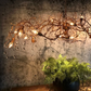 Leclercq en Bouwman Como Hanglamp Ovaal LB450/16+3br Ambachtelijk Brons
