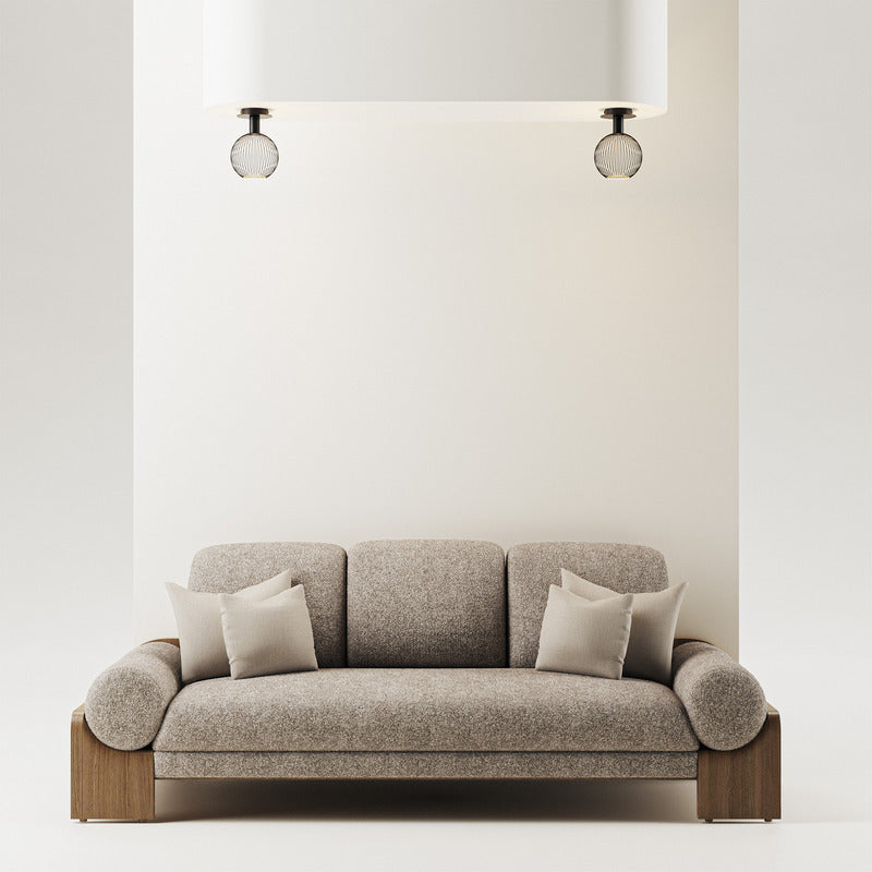 Ztahl Como plafondlamp met Segula Filo lichtbron 9155 –9005 Zwart