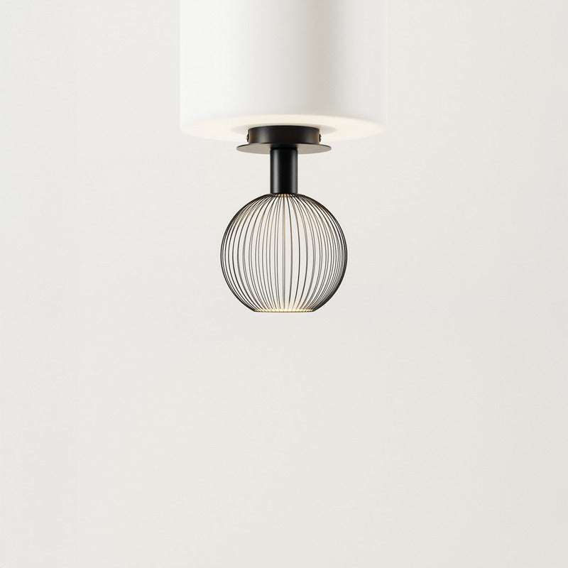 Ztahl Como plafondlamp met Segula Filo lichtbron 9155 –9005 Zwart
