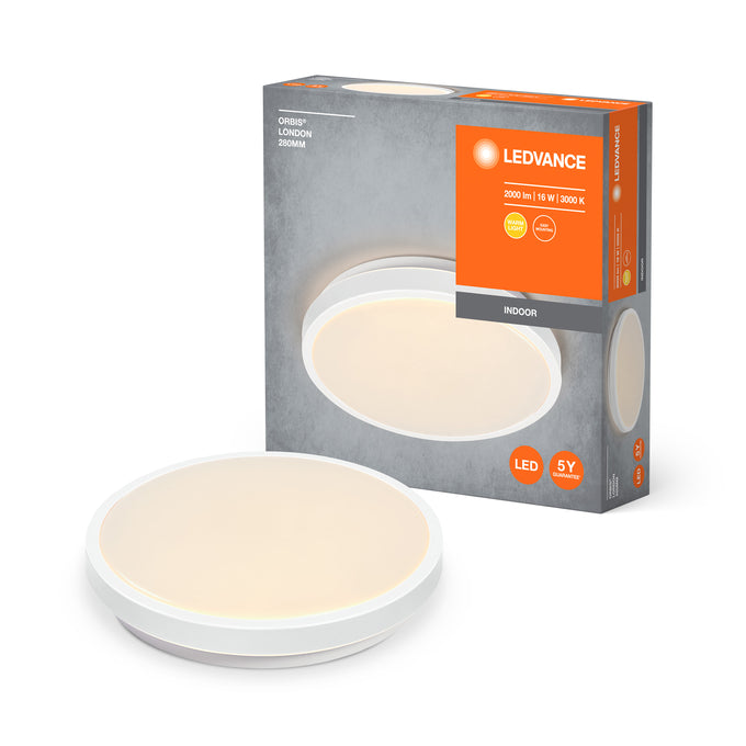 Osram Orbis London LED Plafondlamp 16watt Wit 28cm