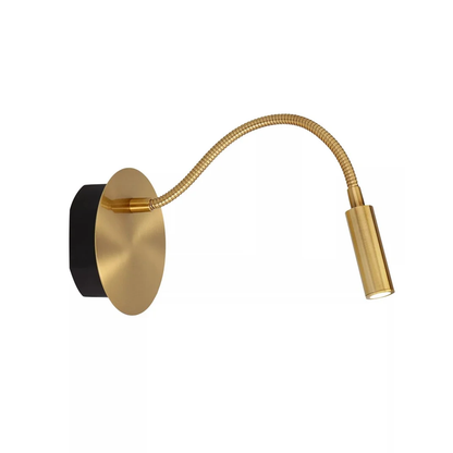 Lucide Jolijn Oplaadbare Bed Flex- Wandlamp LED  Mat Goud