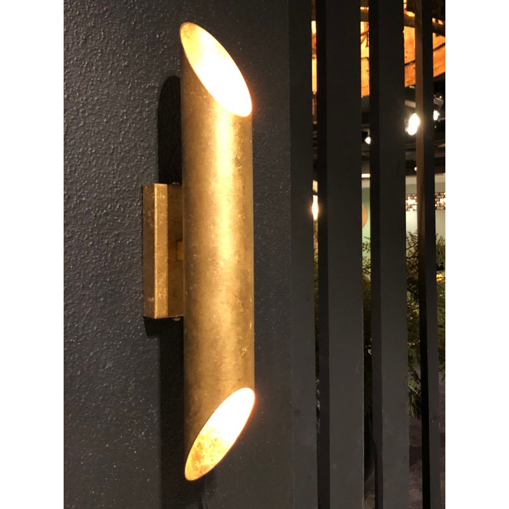 Leclercq en Bouwman Mack 2-Lichts Wandlamp LB025/2WLbr Ambachtelijk Brons - De Smid Verlichting