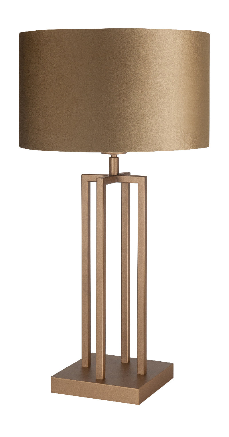 Moderne Modena Tafellamp Brons Zonder kap