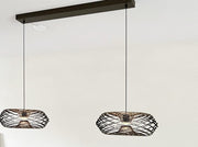 Soft Steel Hanglamp Duo Nimbus Bronze 2 x Ø45cm 2 x 622Lumen