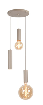Highlight Locarno 3-Lichts Hanglamp O1085.03 Zand