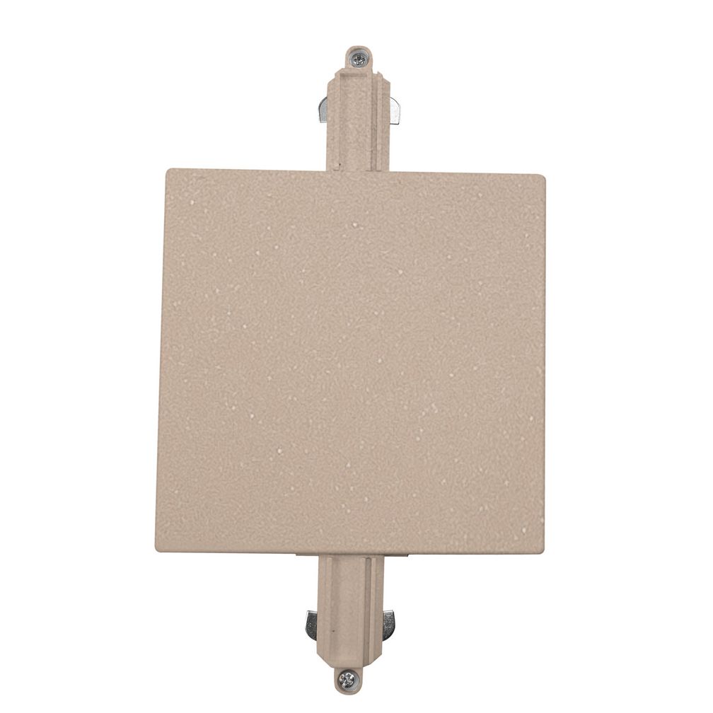 Centraaldoos afdekplaat met 2 aansluiting Zand voor Track Fase Rail - De Smid Verlichting