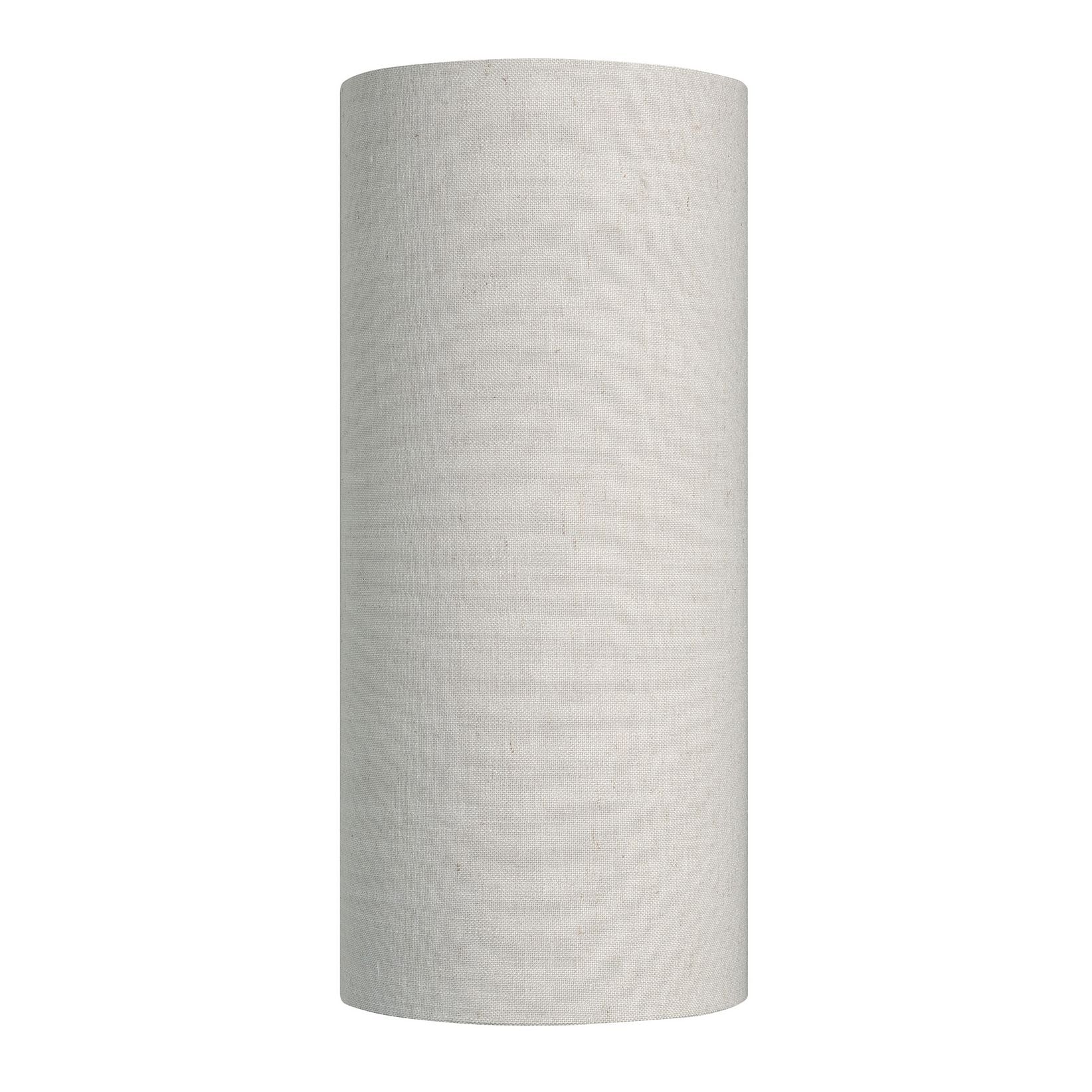 Oslo Cilinder Stoffenkap 20-20-45cm Off White - De Smid Verlichting