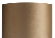 Losse Cilinder Stoffenkap Ø40cm Fendi 13 Coffee in Gold