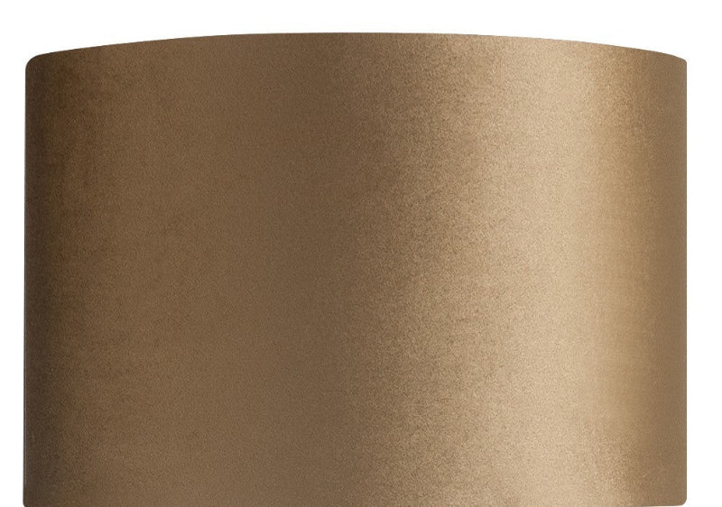 Losse Cilinder Stoffenkap Ø40cm Fendi 13 Coffee in Gold