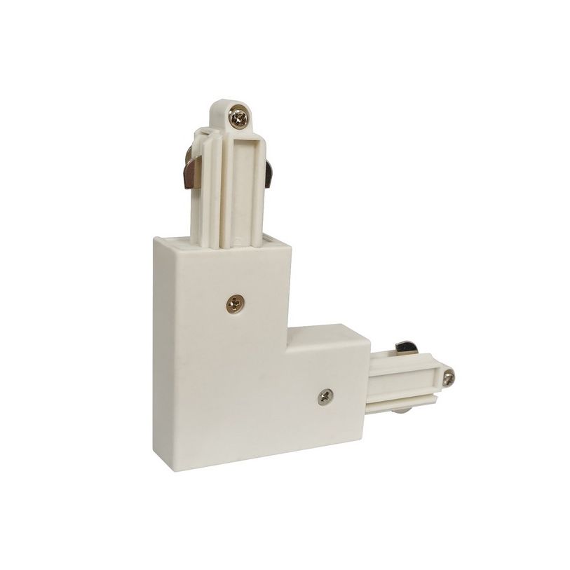 Hoekstuk O5110.00 Links Fase Track Rail Wit - De Smid Verlichting