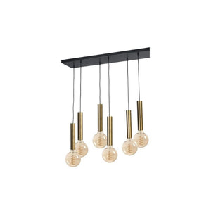 Masterlight Tomasso 6L-Hanglamp 2281-05-10-130-25-6 Matt Zwart