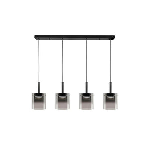 Highlight Salerno 4-Lichts LED Hanglamp Zwart