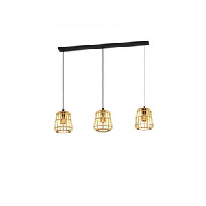 Stars of Light Montezuelo 3-Lichts Hanglamp Hout/Zwart Op=Op De laatste Showroom model NU