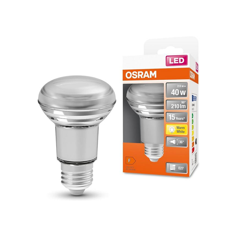 Osram LED Spot R63 E27 40watt/2,6watt