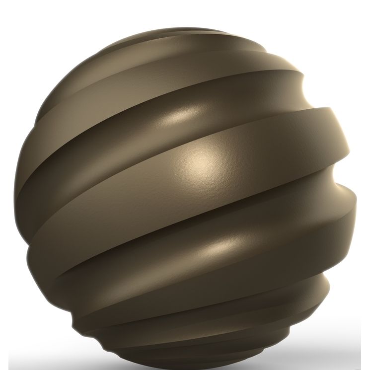 Ztahl Hanglamp Terra Ø80cm 2407-O-Messing ("Brons") - De Smid Verlichting