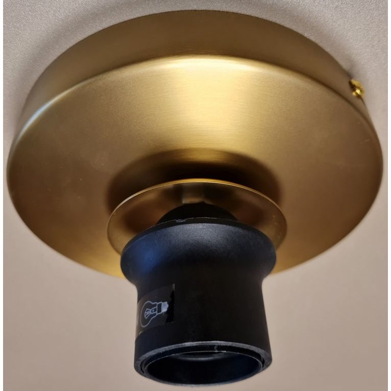 Bellini Plafondplaat Los zonder glas Mat Goud - De Smid Verlichting