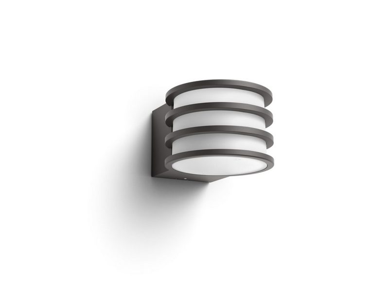 Philips Hue Lucca Outdoor Wandlamp Antraciet