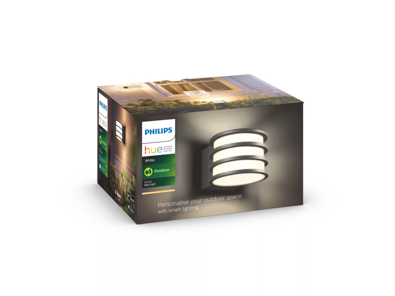 Philips Hue Lucca Outdoor Wandlamp Antraciet