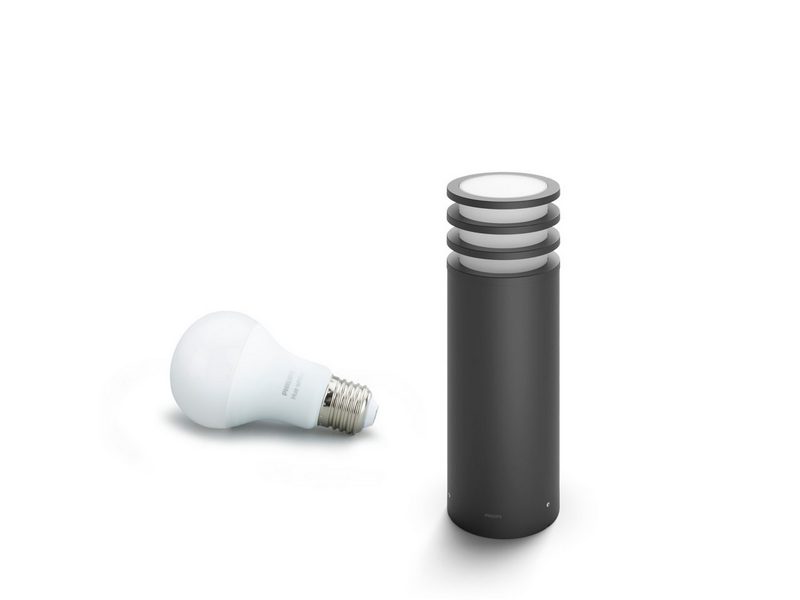 Philips Hue Lucca Outdoor Sokkel 40cm Antraciet