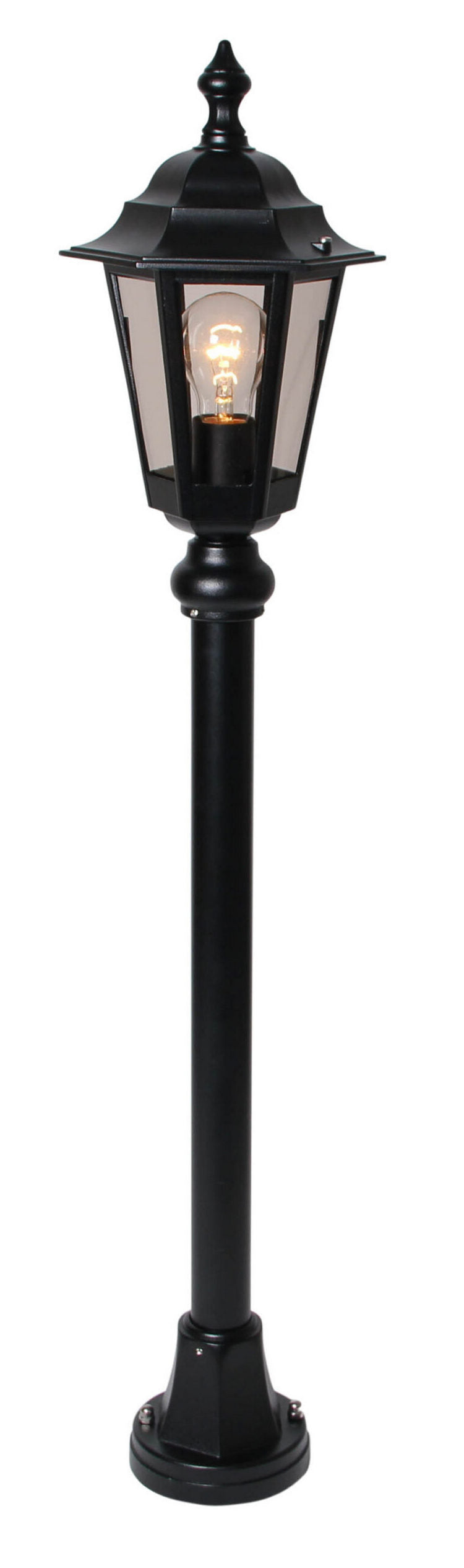 Rebacca Rustiek Outdoor Paal Hoogte 100cm Zwart