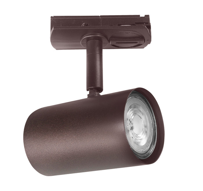 Highlight Track Fase Cilinder Spot Choco met adapter excl. lichtbron