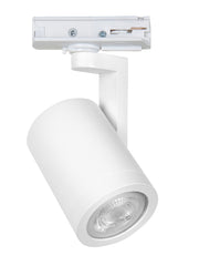 Halo Track Fase rail Spot met Adapter wit