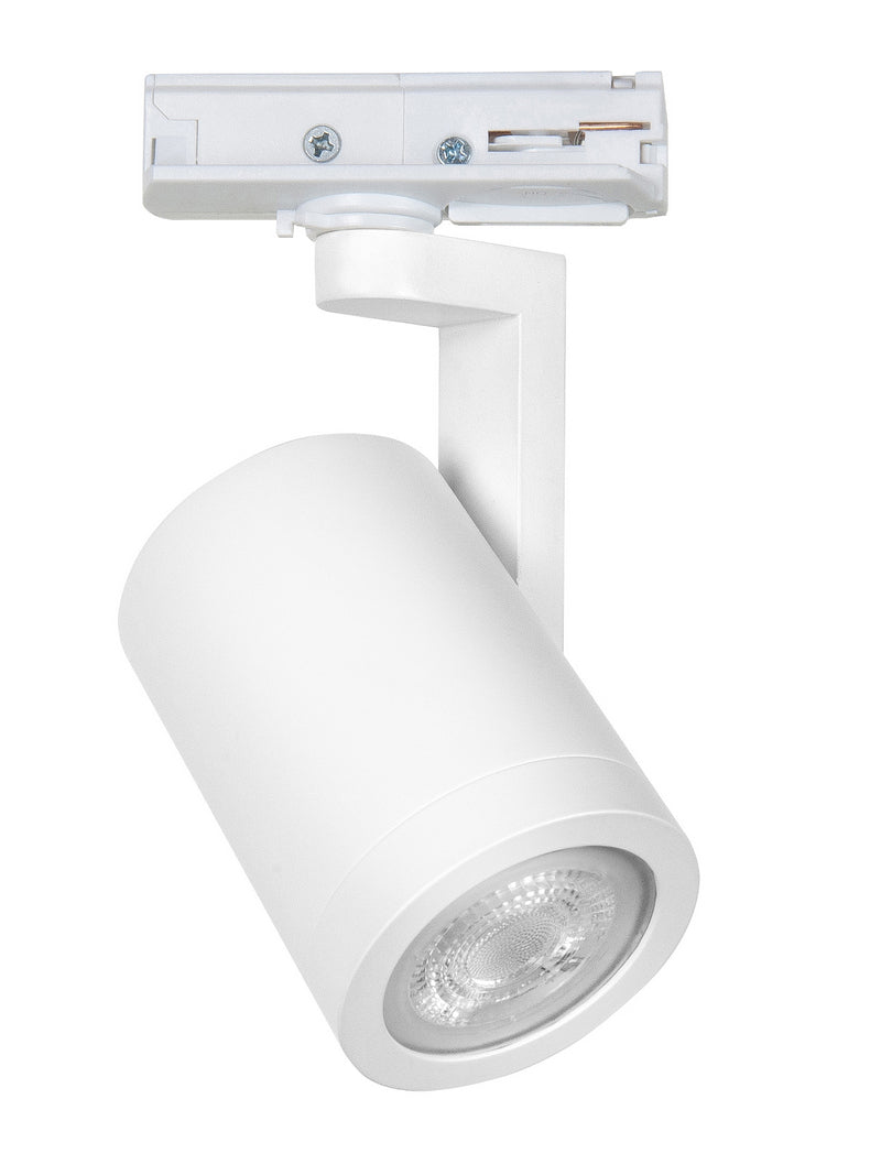 Halo Track Fase rail Spot met Adapter wit