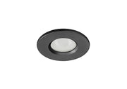 Badkamer Inbouwspot Rond IP44 Zwart 