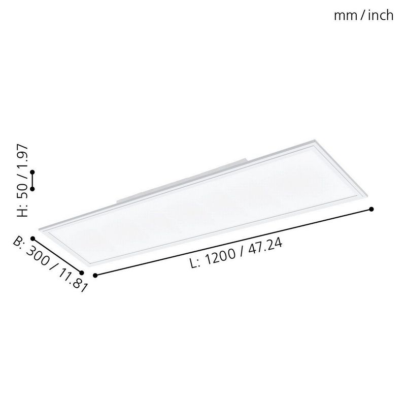 Eglo Plafondlamp Salobrena TW 34W 3600LM 1200X30