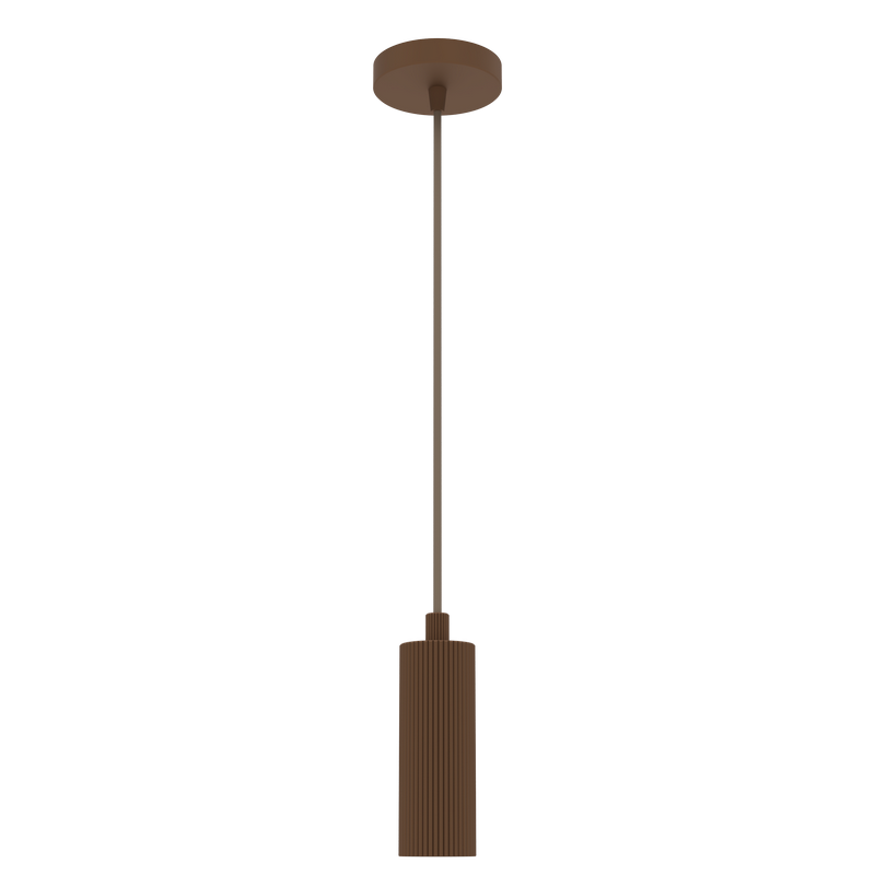 Daisy Losse Hang Pendel GU10 fitting met 2 meter snoer Brunito Bruin in het  Exclusief Lichtbron