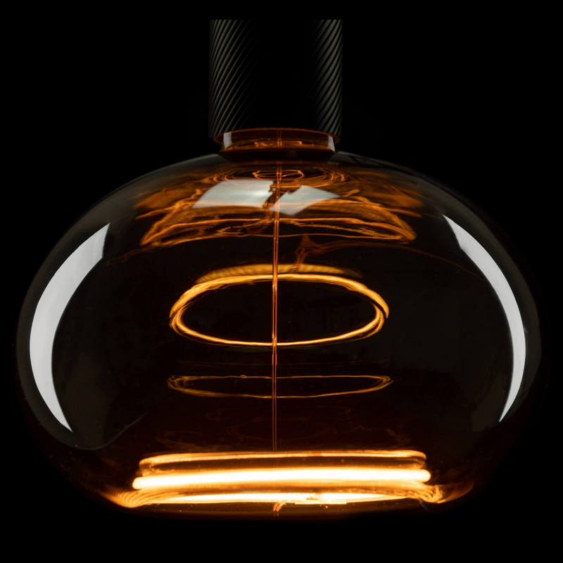 Segula Floating Oval LED 200 Smokey Grey E27 5W 210Lumen 1900K