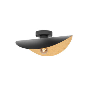 Saceda Plafondlamp E27 Zwart/Goud 41cm De laatste Showroom model