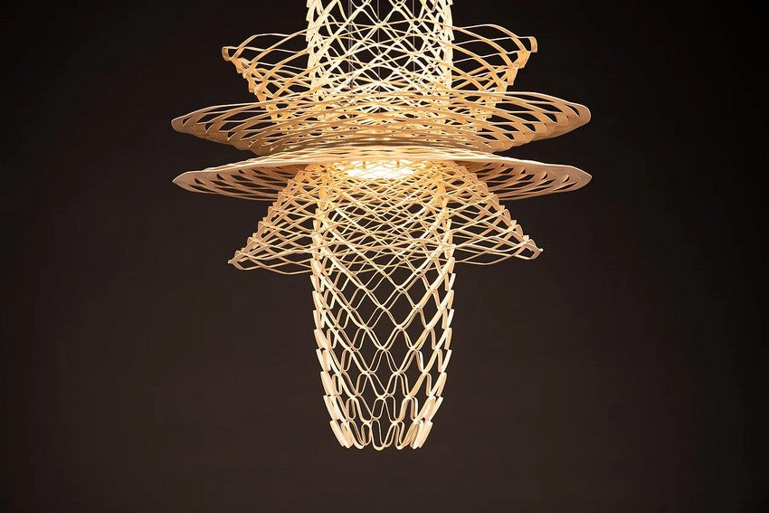 Soft Steel Vapor Hanglamp Large Ø60cm Sand-Gold
