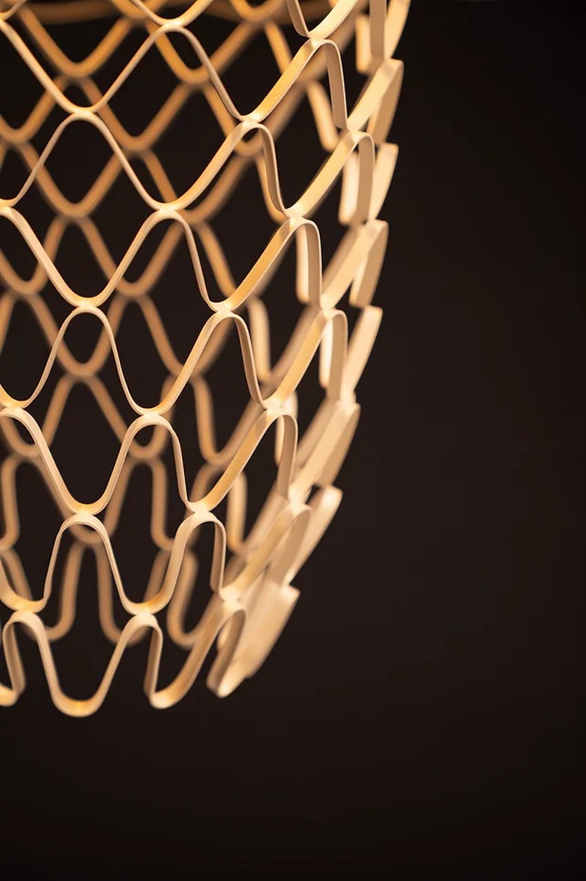 Soft Steel Vapor Hanglamp Large Ø60cm Sand-Gold
