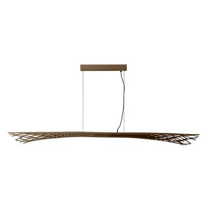 Soft Steel Wing Hanglamp Bronz 2800Lumen Dim to Warm
