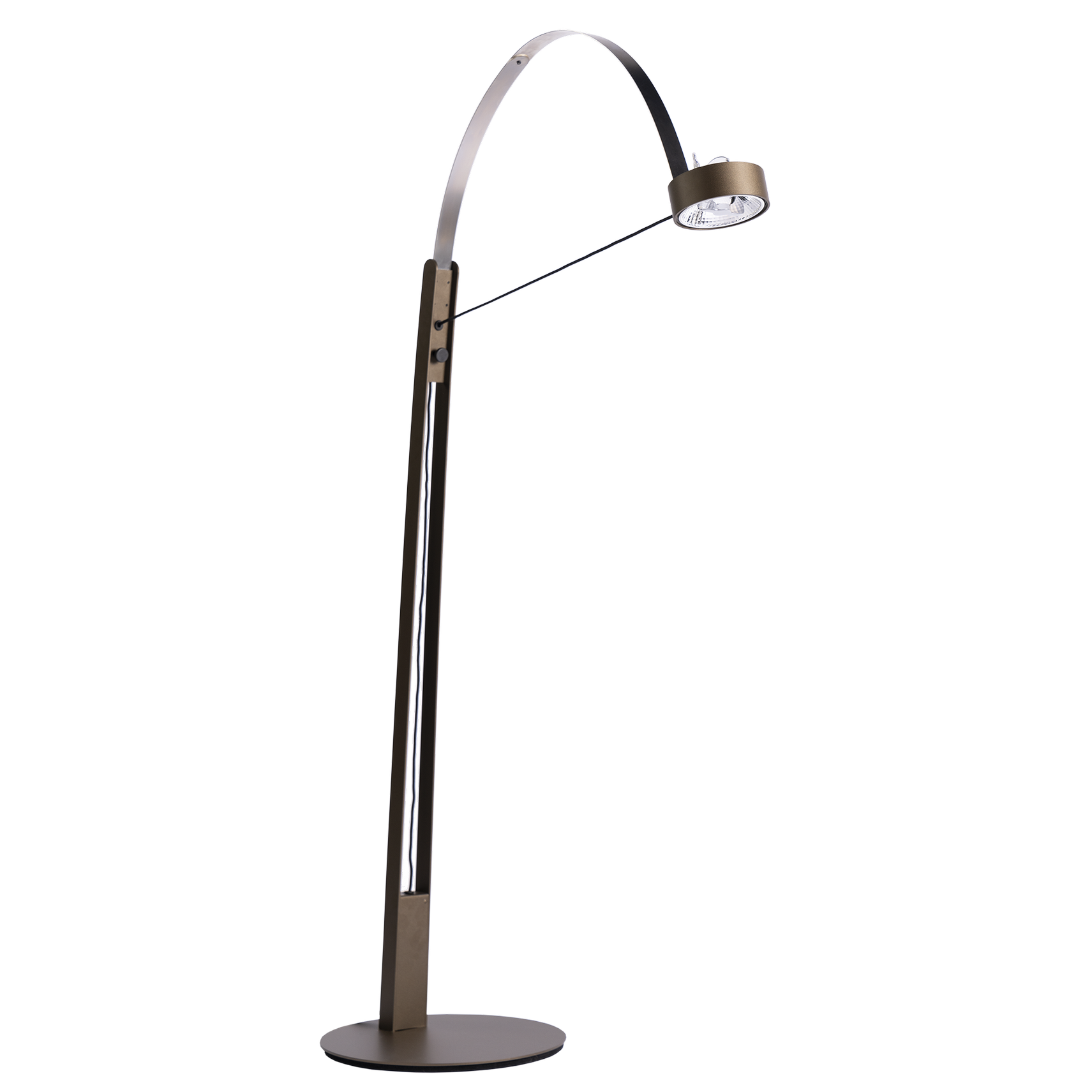 Soft Steel Spring Reading Bronz + DW (Dim to warm) - De Smid Verlichting