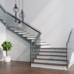 Steinhauer Bollique 5-Lichts Hanglamp 3800ZW Zwart/Rookglas