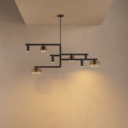 Ztahl Palau 8-Lichts Hanglamp Zwart 2100-7022 Metallic
