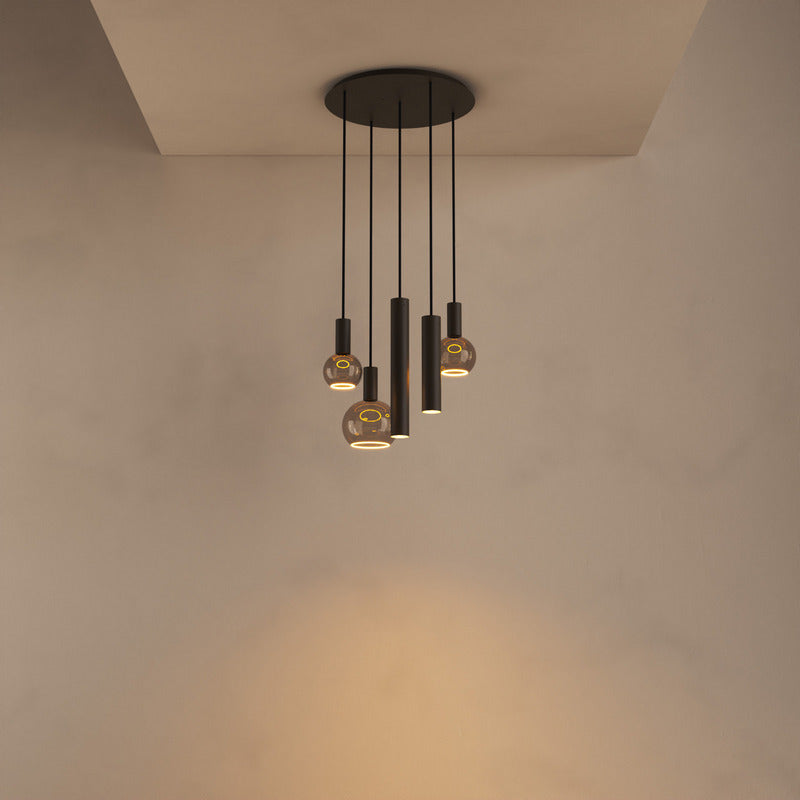 Ztahl Riva 5L-Hanglamp Rond Ø50cm 4330-Platinum