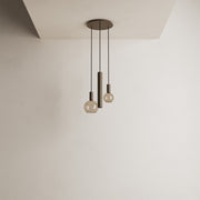 Ztahl Riva 3-Lichts Hanglamp Rond 4350-Platinum