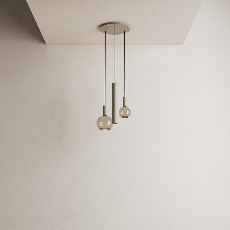 Ztahl Riva 3-Lichts Hanglamp 4350-Quartz