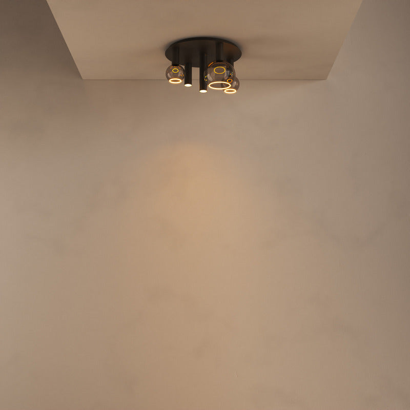 Ztahl Riva Plafondlamp Rond 5- Lichts 4360-platinum