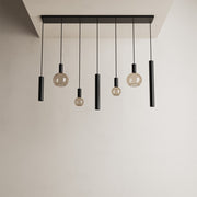 Ztahl Riva 7-Lichts Hanglamp 145x22cm 4380-9005 Zwart