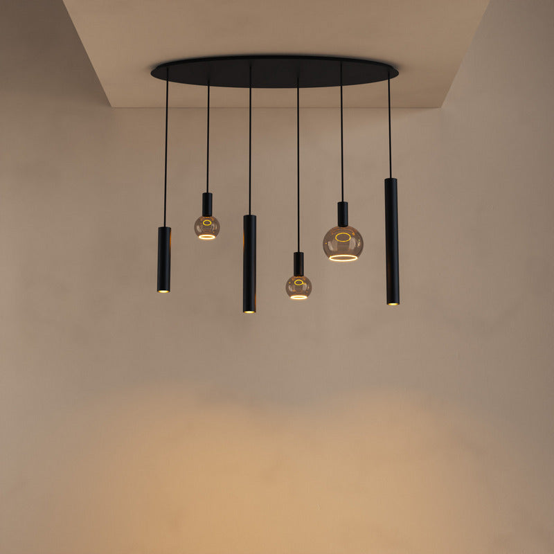 Ztahl Riva 6-Lichts Hanglamp Ovaal 120x40cm 4395-9005