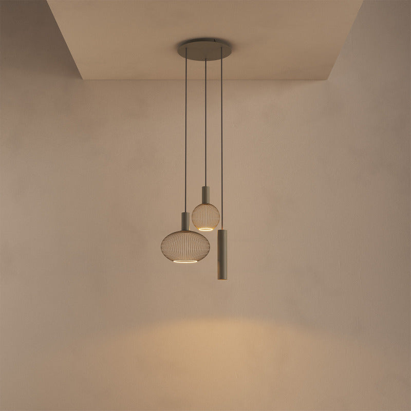 Ztahl Como 3-Lichts Hanglamp Rond Quartz