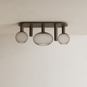Ztahl Como 5-Lichts Plafondlamp 9150-Platinum Exclusief Lichtbronnen