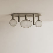 Ztahl Como 5-Lichts Plafondlamp 9150-Quartz Exclusief Lichtbronnen