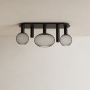 Ztahl Como 5-Lichts Plafondlamp 9150-9005 Zwart Exclusief Lichtbronnen